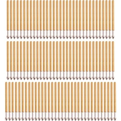 100 Pcs Spring Test Probe Pogo Pin P75-E2 Dia 1.3mm Length 16.5mm