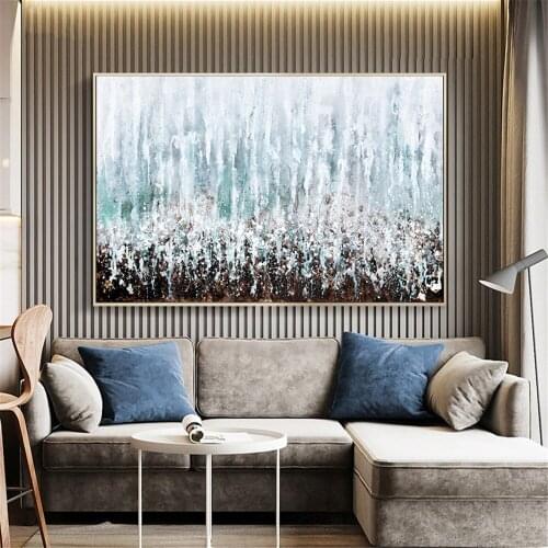 Abstract Landscape Modern Hand Painted Oil Painting On Canvas Wall Art For Living Room Modern Handmade Paintings For Home Decor