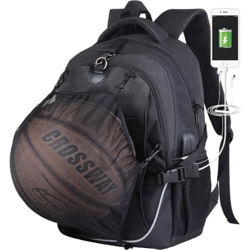 Basketball Backpack School Bags For Teenager Boys Soccer Ball Pack Laptop Bag Football Net Gym Bag Outdoor Mens Sports Gym Bags