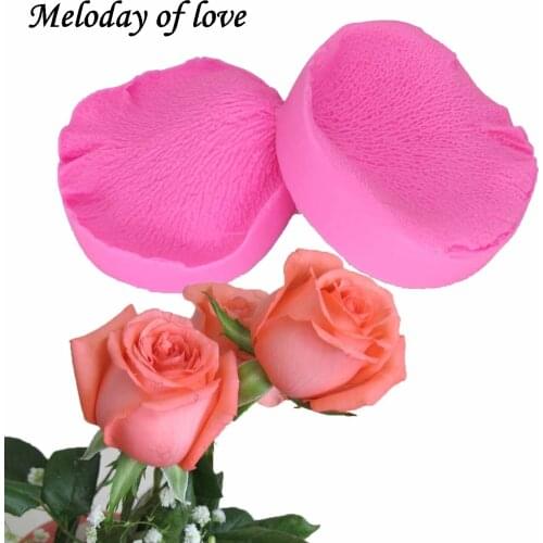 Big flower Petal clip Sugarcraft Silicone cake decorating tools Rose Fondant moulds Sugar Craft Molds DIY Cake 1284