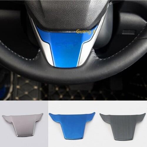For Honda CRV CR-V 2017 2018 2019 2020 Car Cover Steering Wheel Steering Wheel Interior Kit Switch Trim Frame 1pcs