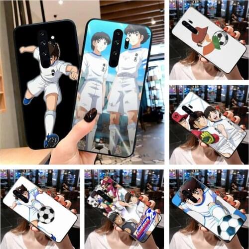 HUAGETOP Captain Tsubasa Ozora Genzo Football Black TPU Soft Phone Case for Redmi Note 9 8 8T 8A 7 6 6A Go Pro Max Redmi 9 K20
