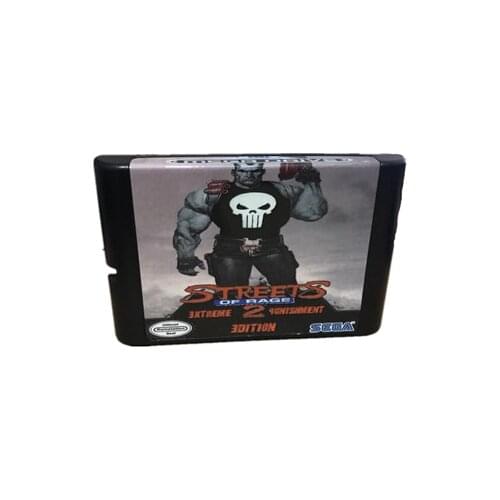 Streets of Rage 2 Extreme PunishmentFor SEGA GENESIS Mega Drive 16 Bit Game Cartridge PAL and NTSC Drop Shipping