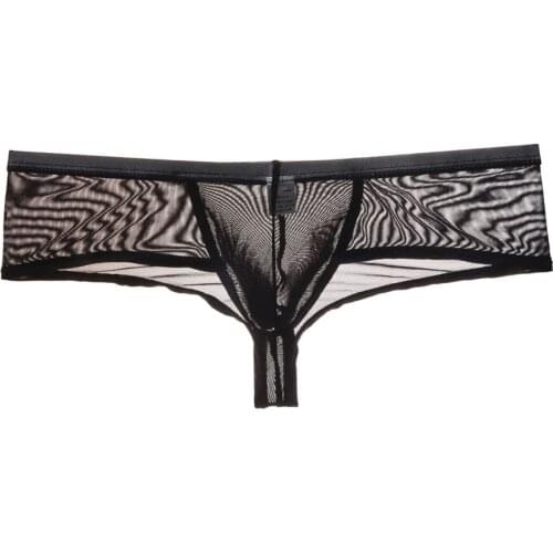 Mini Boxers Mens Gauze Boxers Super Soft Cheeky Gay Underwear Sexy Men Pants Bikini