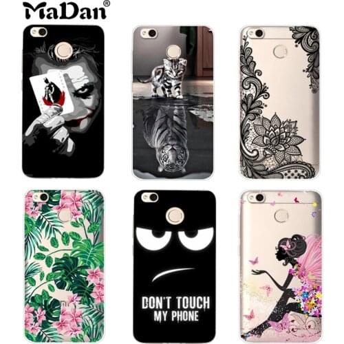 Soft cover for Xiaomi Redmi 4X Case Colorful Drawing Clear Soft Silicone Phone Cases For Xiaomi Redmi 4X Redmi 4 X Cover Cases