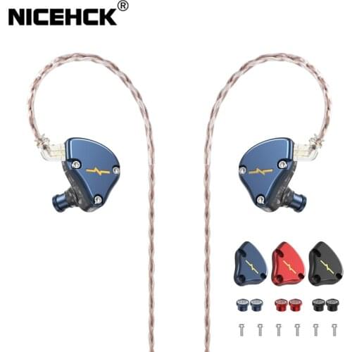 Newest NiceHCK NX7 MK3 IEM 7 Driver Units HIFI Earphone Upgraded 4BA+Dual CNT Dynamic+Piezoelectric Hybrid Replaceable Facepanel