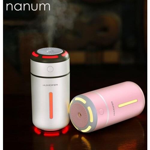 New Qiao Le Colorful Lights Humidifier Ultrasonic Mini USB Fogger LED Purifier Aromatherapy Essential Oil Diffuser Car Air Fresh