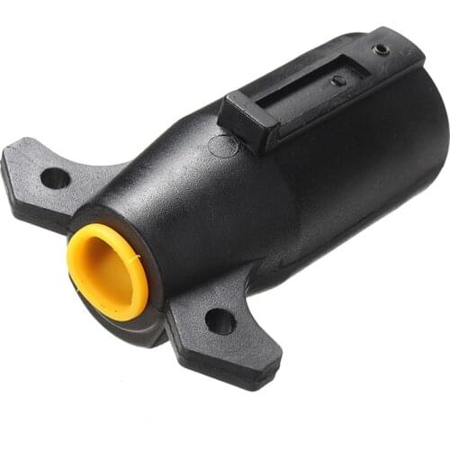 1pc 12V 7 Pin Plug Male Car Caravan Trailer Truck Towing Electric Plug Connector Tail Lights Turn Signal Lighting Board Plug