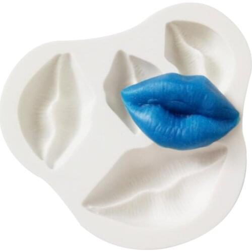 Lip Heart LOVE Shapes Silicone Mold Sugarcraft Cookie Cupcake Chocolate Baking Mold Fondant Cake Decorating Tools Kitchen