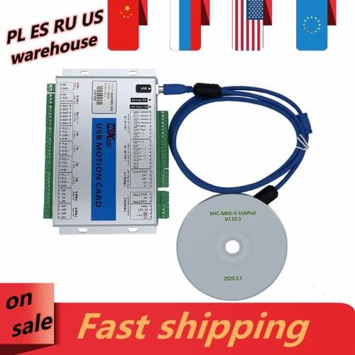 Upgradion MKX-V CNC controller board MK3-V 3axis MK4-V 4axis MK6-V 6axis support Stepping servo motor 2000khz MACH3 motion card