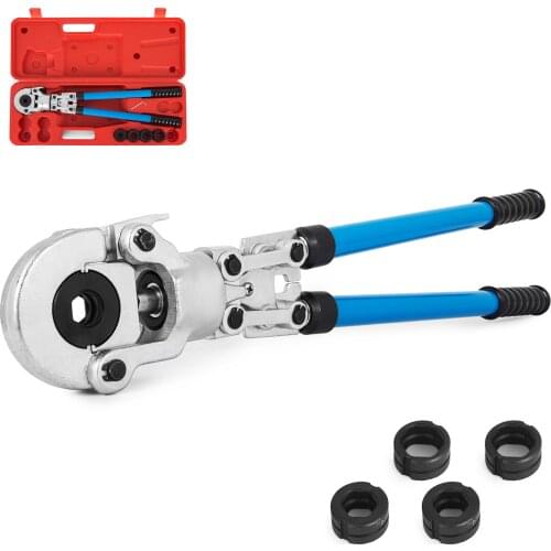 VEVOR Pipe Tube Crimper V-Type 12-15-18-22-28mm Pipe Crimping Pilers Hydraulic Crimping Tool for Compound Pipe and Fittings