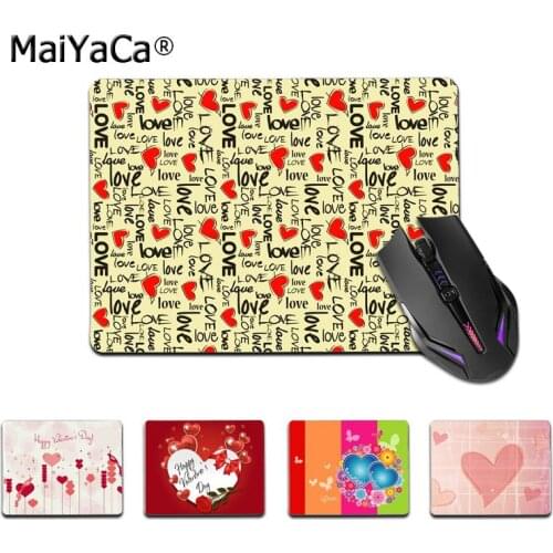 Maiyaca High Quality Valentines Love Heart Beautiful Anime Mouse Mat Smooth Writing Pad Desktops Mate gaming mouse pad
