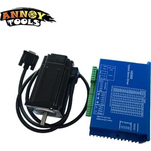 24 Closed Loop Schrittmotor Und Fahrer 3.0N.m 5.0A 1,8 Grad Hybrid Einfach Servo System Nema 60HSE3N-D25