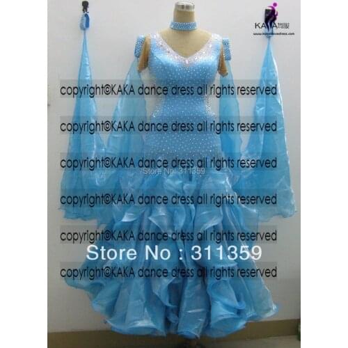 KAKA DANCE B130319-Ballroom dance dress standard,Ballroom dance competition dress,Women,girl adult ballroom dance dress