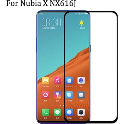 1pcs For Nubia X NX616J Glass Tempered Full Cover Tempered Glass Film For NubiaX NX616J Screen Protector Protective Film