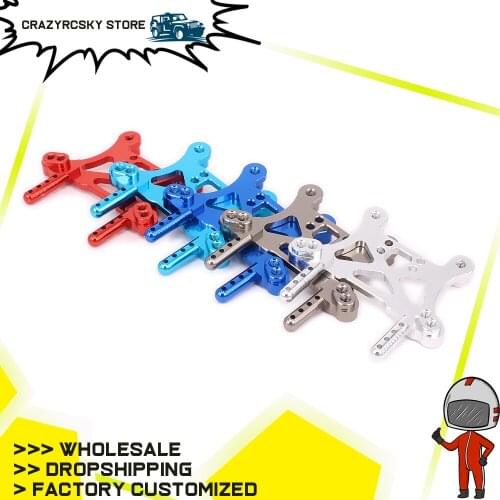 1PC Alloy Rear Shock Tower For Rc Hobby Model Car 1/18 Fs Racing Big Foot Monster Truck Machined Shocks 736064 6061-T6 Hopup