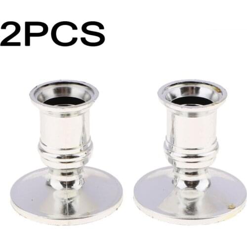 2pcs Taper Candle Holders Votive Candles Holder Traditional Shape Candlestick For Wedding Party Home Decoration Household New