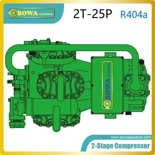 2stage reciprocating freezer compressor is installed in kinds blast freezer equipments or freezer tunnel (S6G25.2Y)