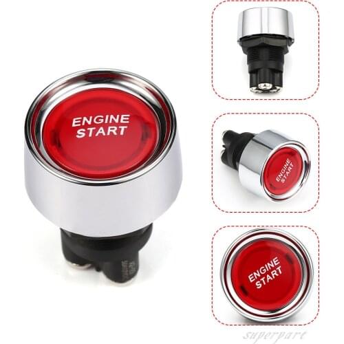 2021 Car Engine Start Push Button 12V/24V 50A Keyless Start Button Ignition Starter Car Engine Start Button Auto Accessories Hot