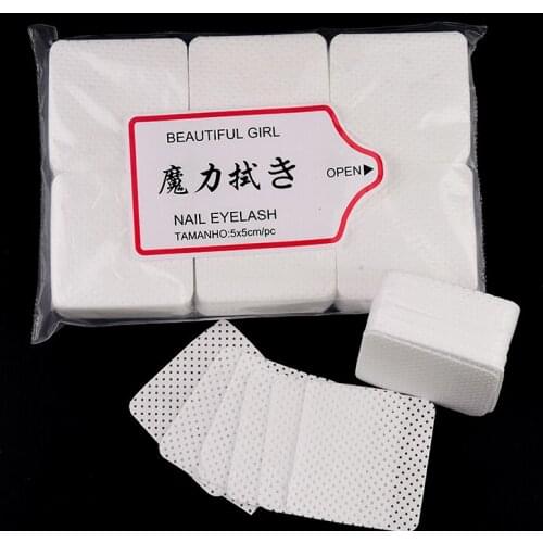 3000-9000PCS(10Bag-30Bag)Gel Nail Polish Remove Cotton Lint-Free Nail Polish Remover Cotton Pad Wipes Nail Napkins Nail Art Tool