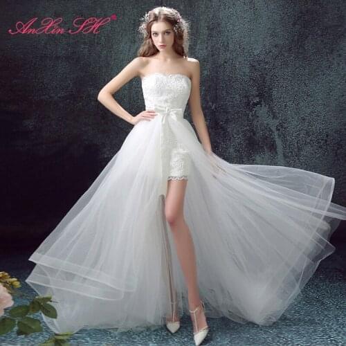 AnXin SH Beach Wedding Dresses