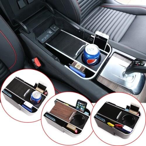 Car Central Control Armrest Box Storage Box Water Cup Holder Phone Tray For Land Rover Discovery Sport 2020 Interior Accessories