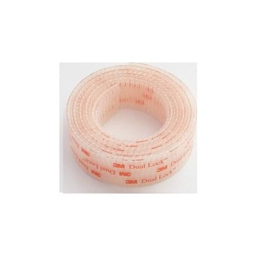 Free Shipping Dual Lock SJ3560 Clear Mushroom Fastener adhesive tape Type 250/ (25.4mm)