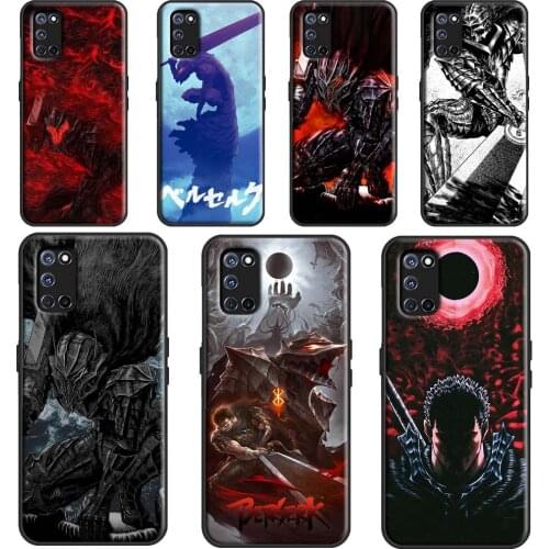 Berserk Anime Cover For OPPO A5 A9 A53 A31 2020 A1K A3S A5S A15 A52 A72 A83 A91 A93 Find X3 Pro F5 Case