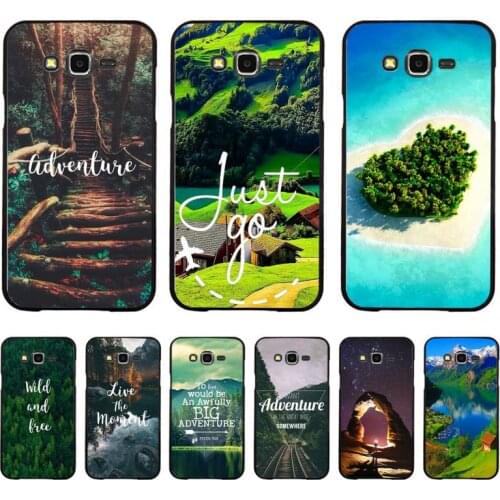 YNDFCNB Travel Nature Soft Rubber Phone Cover for Samsung A50 A70 A40 A6 A8 Plus A7 A20 A30 S7 S8 S9 S10 S20 Plus