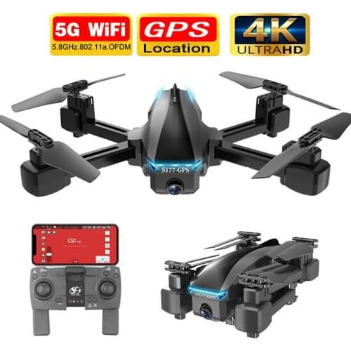 S177 Drone GPS 4K 5G WIFI HD wide angle dual camera FVP drones 20min RC distance 600m quadcopter Height Keep flight Helicopter