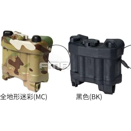 FMA TB1280 Tactical Paintball NVG AN/PVS-31 Helmet Battery Box Dummy Model No Function Empty Case - MC camouflage color