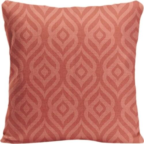 Cotton Linen Beautiful Pattern Orange Red Background Throw Pillow Decorative Cushion Cover Pillowcase Customize Gift For Seat