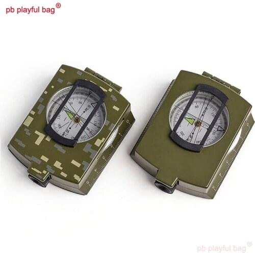 PB Playful Bag Outdoor sports CS equipment upgrade materials with luminous multi-function folding compass toy parts QG229