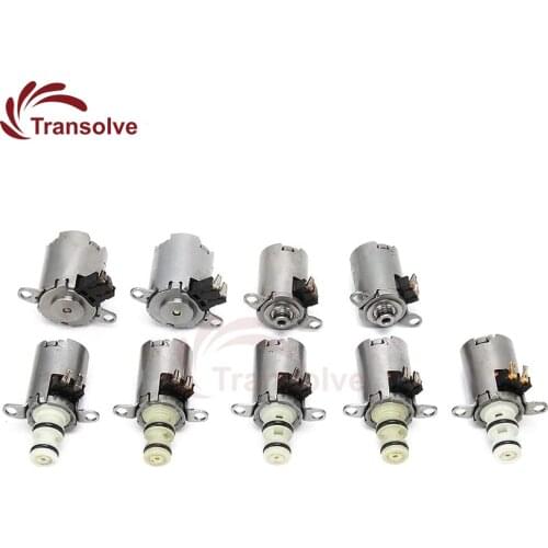 MPS6 6DCT450 Solenoid Valve Automatic Transmission Solenoid Kit 9PCS/SET Fit For FORD VOLVO DODGE 6-Speed WG126420A Transolve