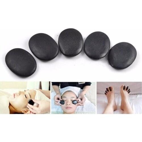 10 Pcs Lava Natural Energy Massage Stone Set Hot SPA Rocks Basalt Power Massage Stone Therapy Pain Relief Health Care Tool