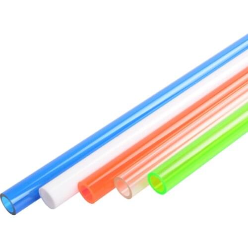 New FREEZEMOD PETG Hard Tube Rigid Pipe 10mm ID For Water Cooling System 0.5m