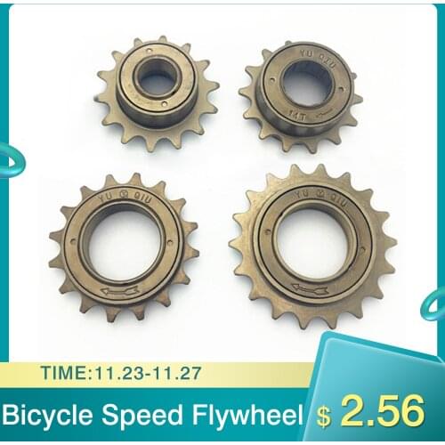 Bicycle Single Speed Flywheel Bike 14/16/18 Teeth Flywheel Sprocket Gear Steel Road bike Bicycle Accessories