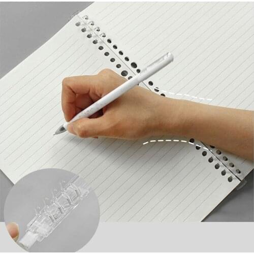 10 Pcs Circles Loose-leaf Paper Binding Plastic Binder Holes Ring Book Scrapbook Album Plastic Comb Bindings Spiral A4 Notebook