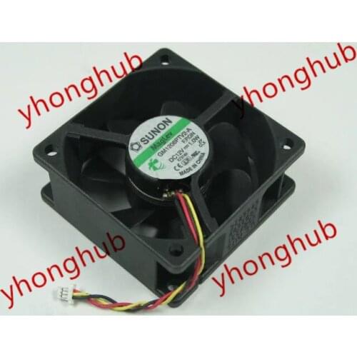 SUNON GM1206PTV2-A F.P.GN DC 12V 1.0W 60x60x25mm Server Cooling Fan