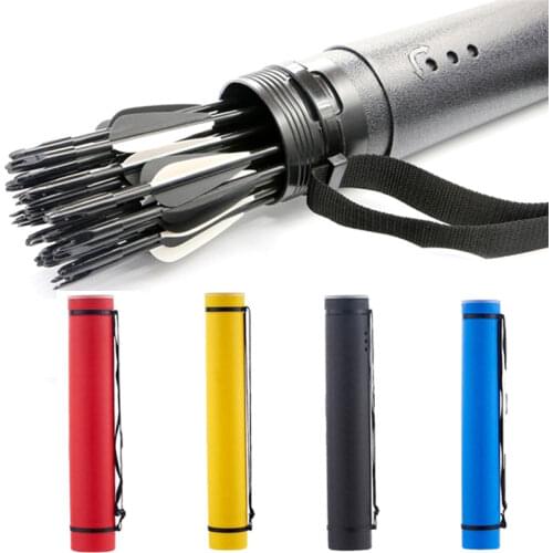 Hunting Telescopic Tube Holder Back Archery Arrow Quiver Fit Recurve Compound Bow Archery Shooting