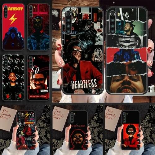 The Weeknd XO Phone case For Xiaomi Redmi Note 7 7A 8 8T 9 9A 9S 10 K30 Pro Ultra black fashion hoesjes silicone cover pretty