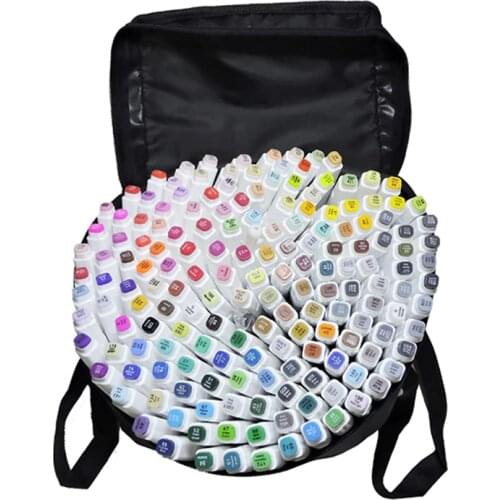 TOUCHFIVE 168 Colors Single Art Markers Brush Pen Sketch Alcohol Based Markers Dual Head Manga Drawing Pens Art Supplies