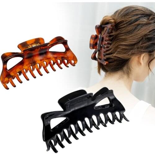 High Quality Thick Hair Clip for Women and Girls Fashion Large 13.5CM Hair Claws Hair Accessories Styling Tool Big Hair Claw