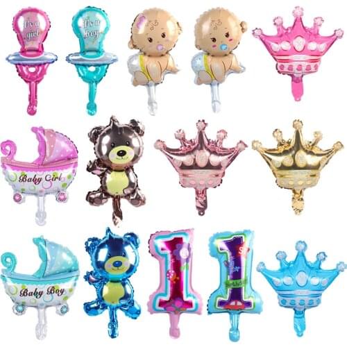 1pcs Foil Balloons Baby Shower Its A Boy Girl Helium Balloon Air Globos for Gender Reveal Baby Shower Birthday Party Decorations