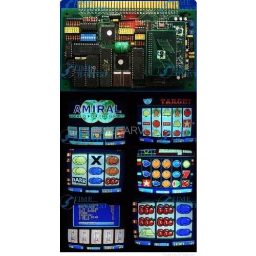 10pcs HOT SPOT AMIRAL casino game pcb with one screen for slot arcade game machine for coin operated game arcade cabinet machine
