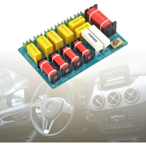 300W 5 Way Crossover Audio Treble + Bass Independent Crossover Speakers Filter Frequency Divider Support Frequency Adjustment