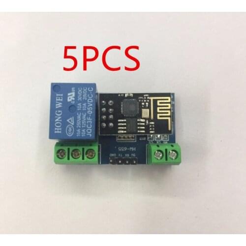 5PCS ESP8266 5V WiFi Relay Module Things Smart Home Remote Control Switch Phone APP ESP-01 ESP01 Controller Wireless WIFI Module