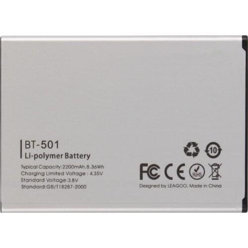 2200mAh Battery for LEAGOO Alfa 5 BT-501 BT501 Smartphone battery
