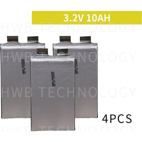 4psc Original lifepo4 10AH battery cell 10ah 3.2V battery 3.2v 30A long tabs lugs for battery