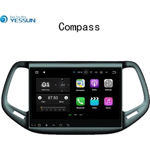 YESSUN For Jeep Compass 2016~2017 Car Navigation GPS Android Audio Video HD Touch Screen Stereo Multimedia Player No CD DVD